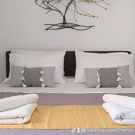 Kalamia'S Cozy Apartment Pyrgos Kallistis ภายนอก รูปภาพ